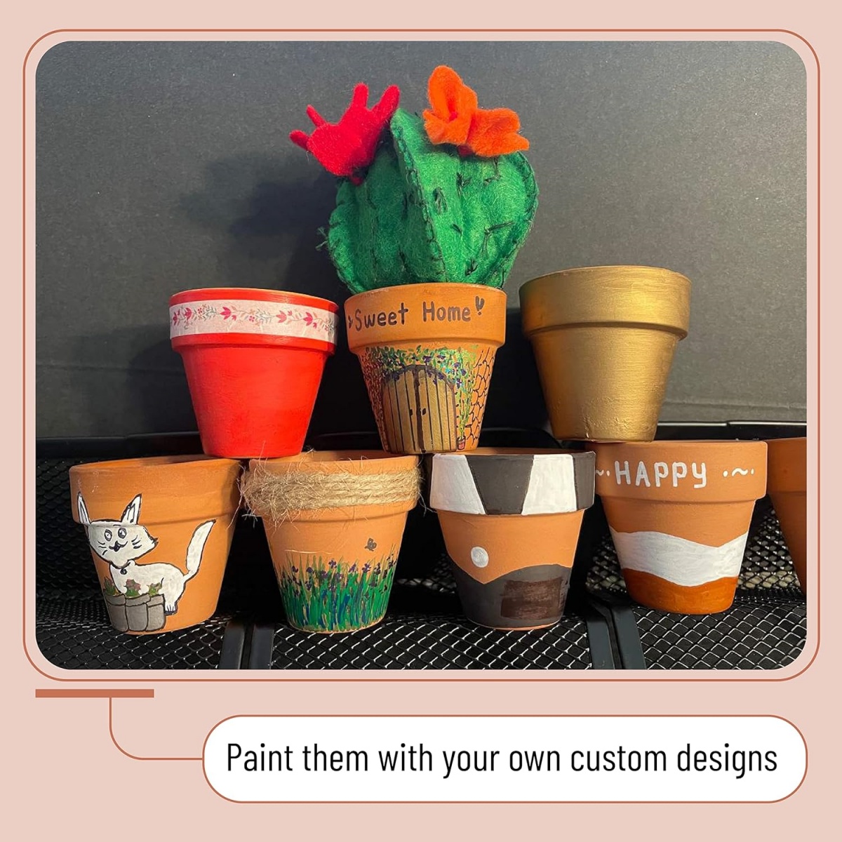 6 stks 4 inch Terracotta Potte - Cactus Mix Pot recensie en prijs