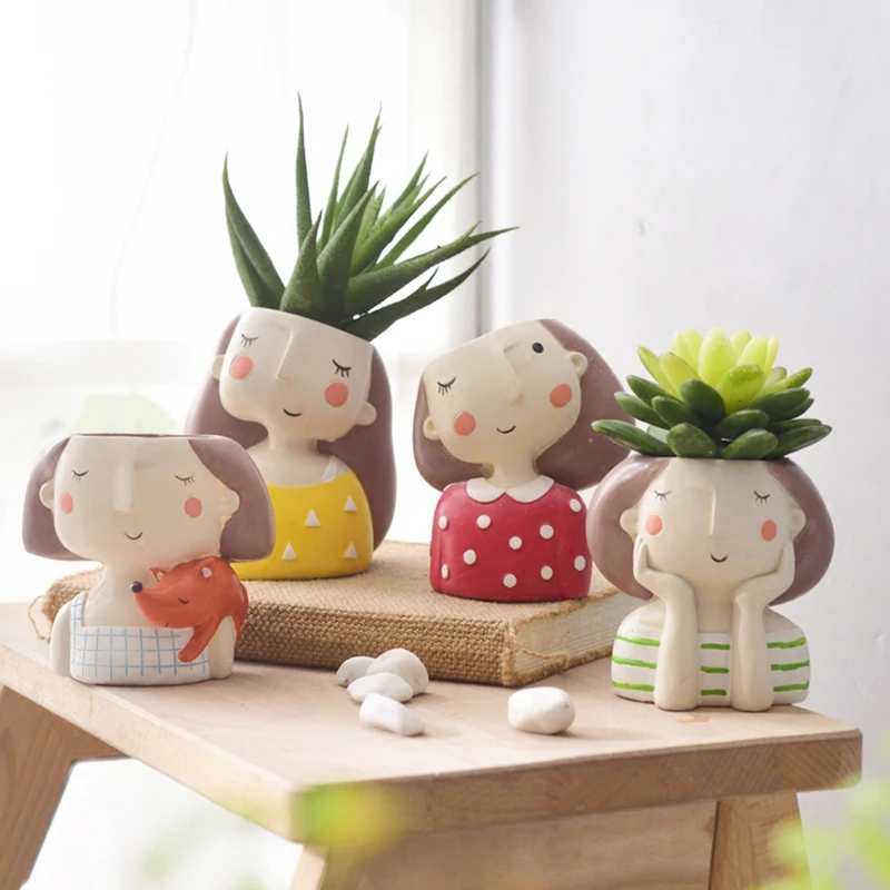 Mooi Meisje Bloempot Voor Sapp - Cactus Mix Pot recensie en prijs