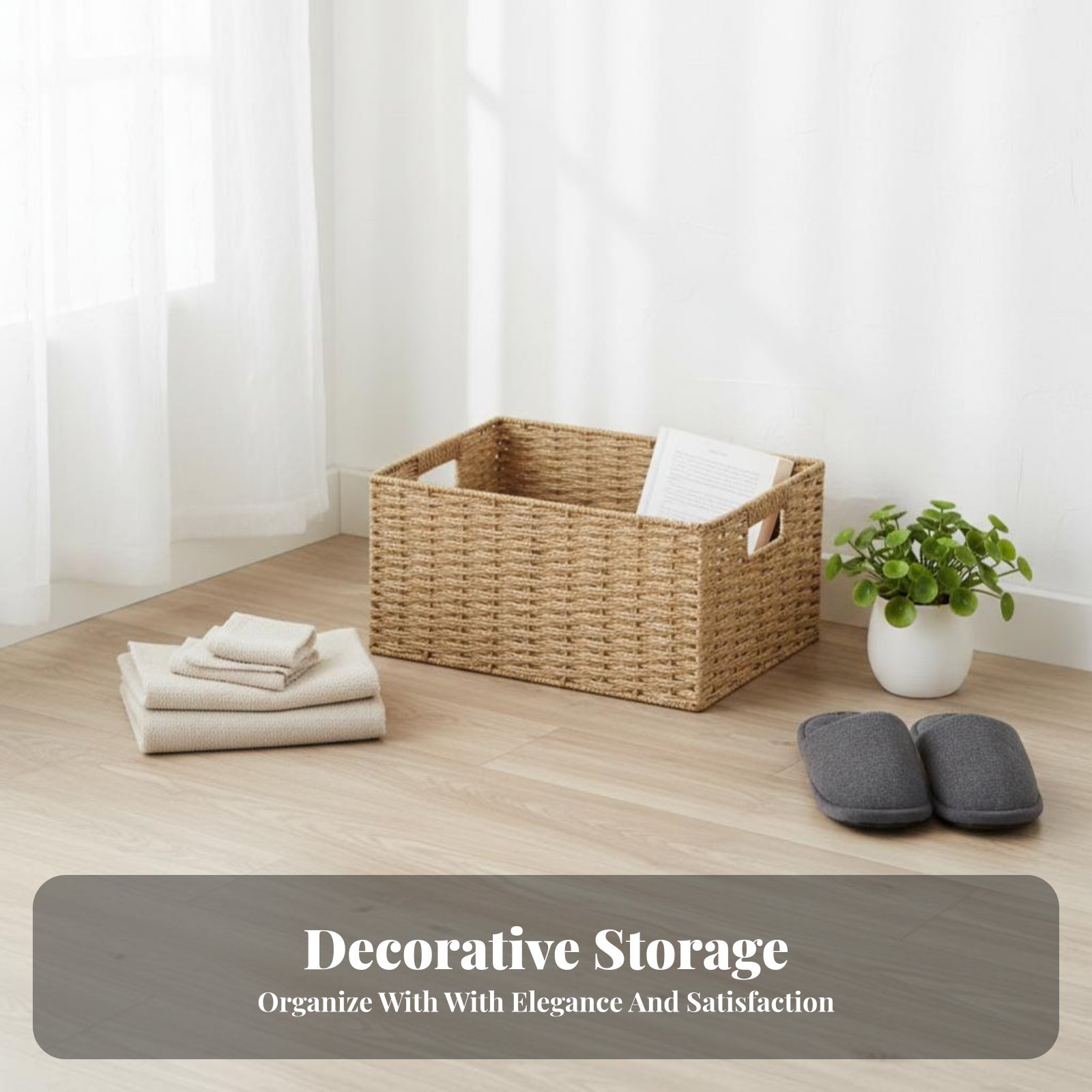 Geweven opbergcontainer Japans - Is Plant Parent Free To Use recensie en prijs